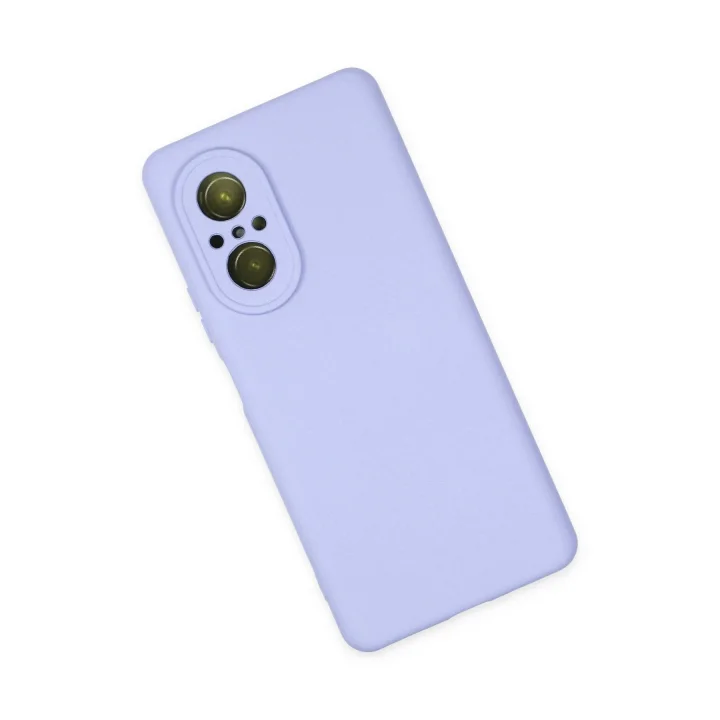 Mey İthalat®  Huawei Nova 9 SE Kılıf Nano içi Kadife Silikon - Lila