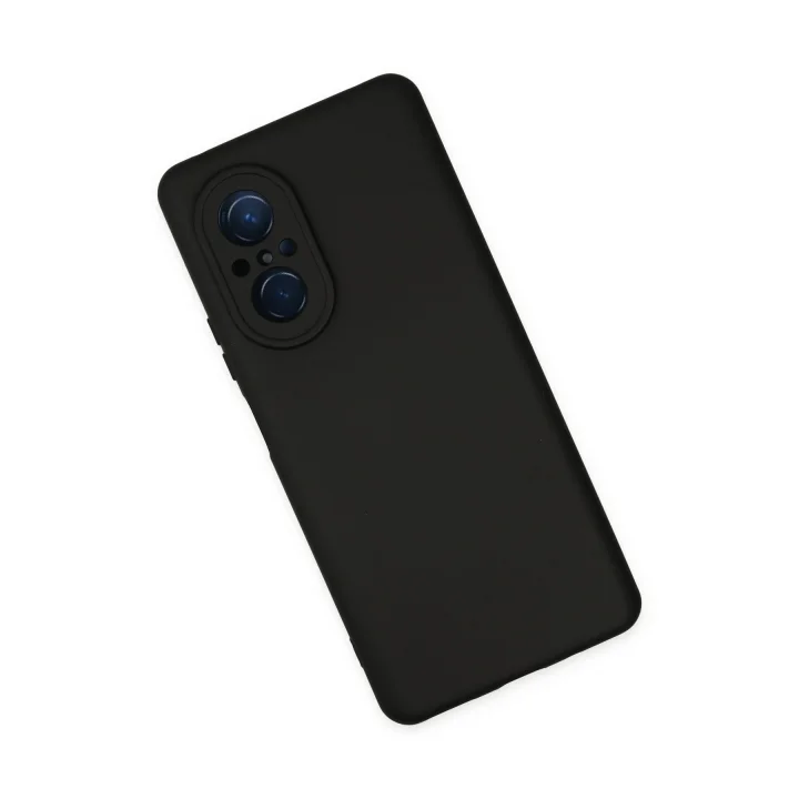Mey İthalat®  Huawei Nova 9 SE Kılıf Nano içi Kadife Silikon - Siyah
