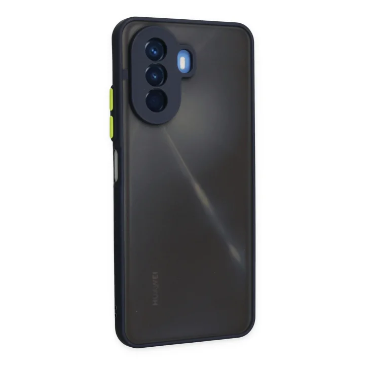 Mey İthalat®  Huawei Nova Y70 Kılıf Montreal Silikon Kapak - Lacivert