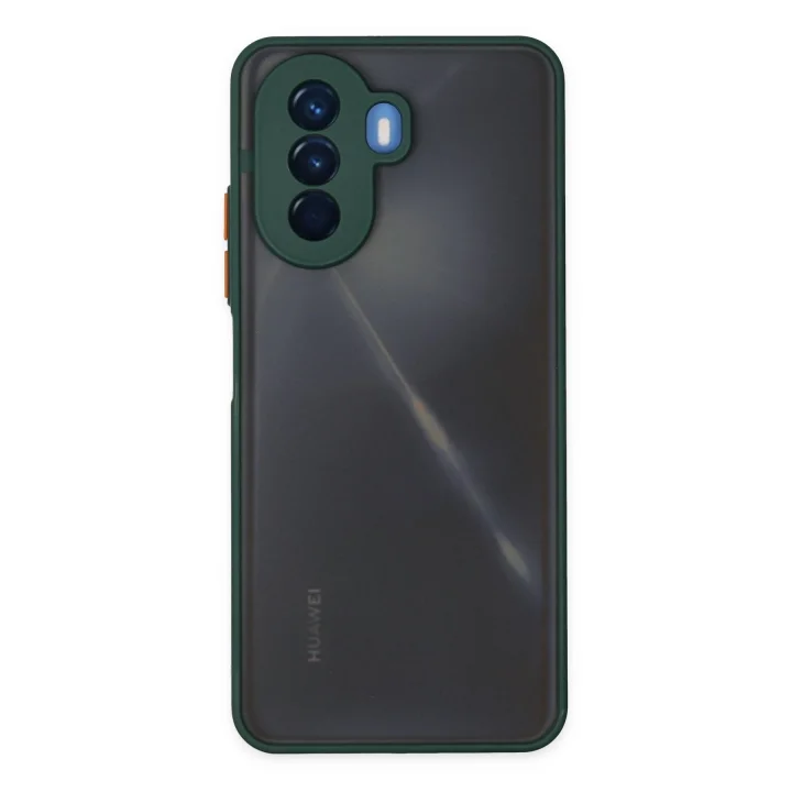 Mey İthalat®  Huawei Nova Y70 Kılıf Montreal Silikon Kapak - Yeşil