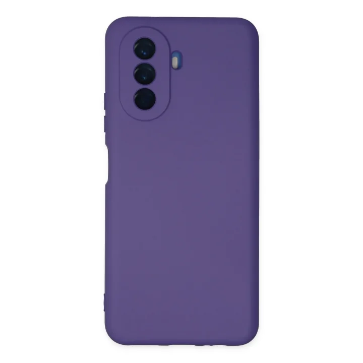 Mey İthalat®  Huawei Nova Y70 Kılıf Nano içi Kadife Silikon - Mor