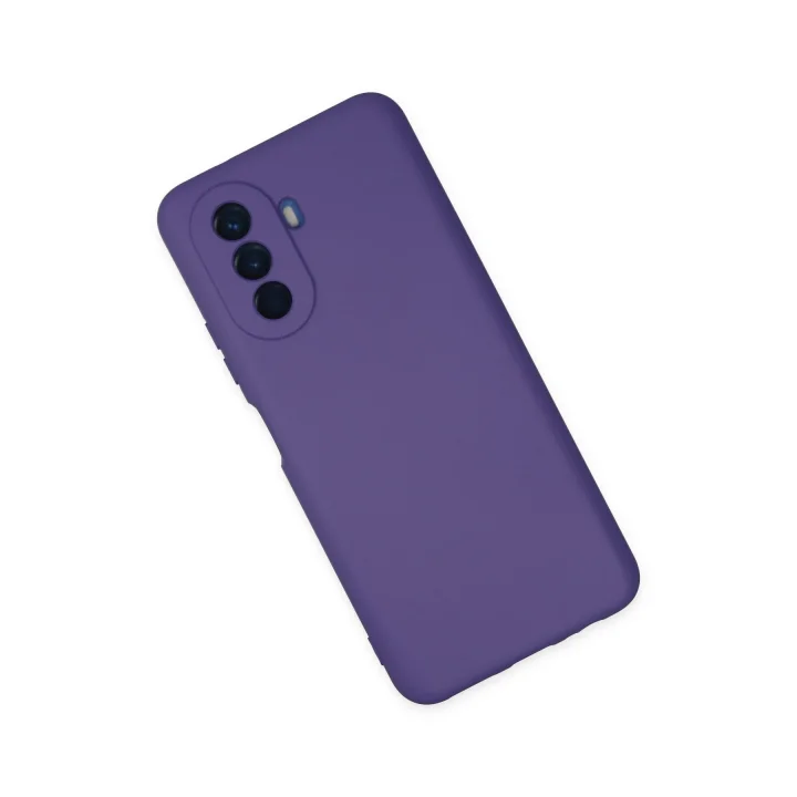 Mey İthalat®  Huawei Nova Y70 Kılıf Nano içi Kadife Silikon - Mor