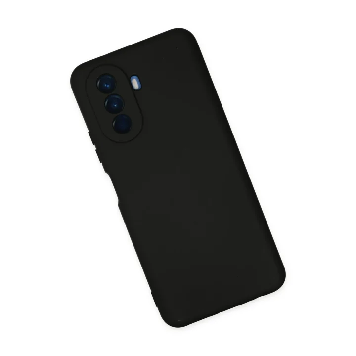 Mey İthalat®  Huawei Nova Y70 Kılıf Nano içi Kadife Silikon - Siyah