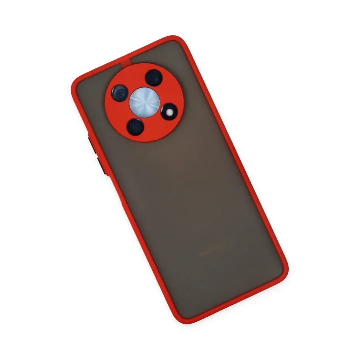 Mey İthalat®  Huawei Nova Y90 Kılıf Montreal Silikon Kapak - Kırmızı