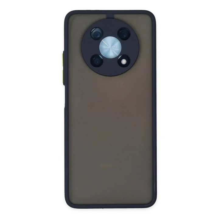 Mey İthalat®  Huawei Nova Y90 Kılıf Montreal Silikon Kapak - Lacivert