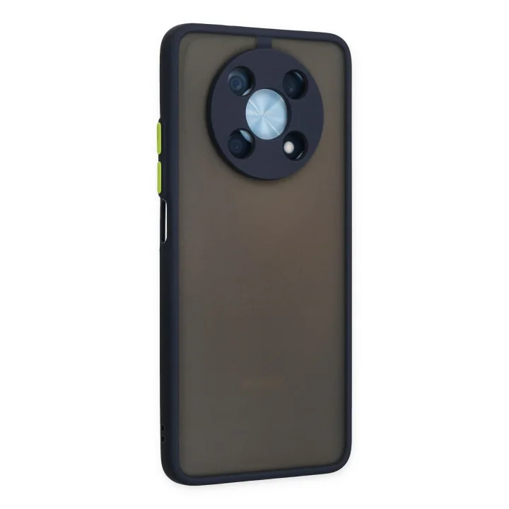 Mey İthalat®  Huawei Nova Y90 Kılıf Montreal Silikon Kapak - Lacivert