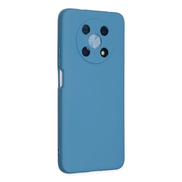 Mey İthalat®  Huawei Nova Y90 Kılıf Nano içi Kadife Silikon - Mavi