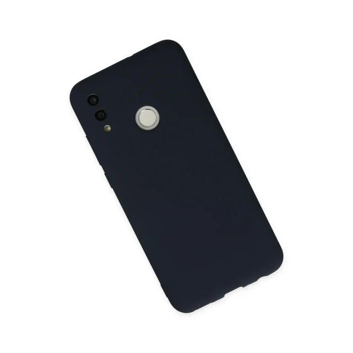 Mey İthalat®  Huawei P Smart 2019 Kılıf Nano içi Kadife Silikon - Lacivert