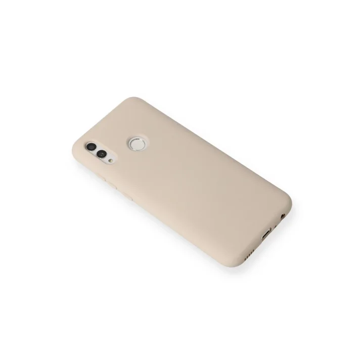 Mey İthalat®  Huawei P Smart 2019 Kılıf Nano içi Kadife Silikon - Pudra