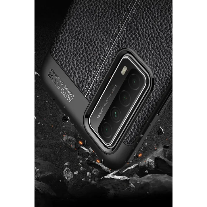 Mey İthalat®  Huawei P Smart 2021 Kılıf Auto Focus Kapak - Kırmızı