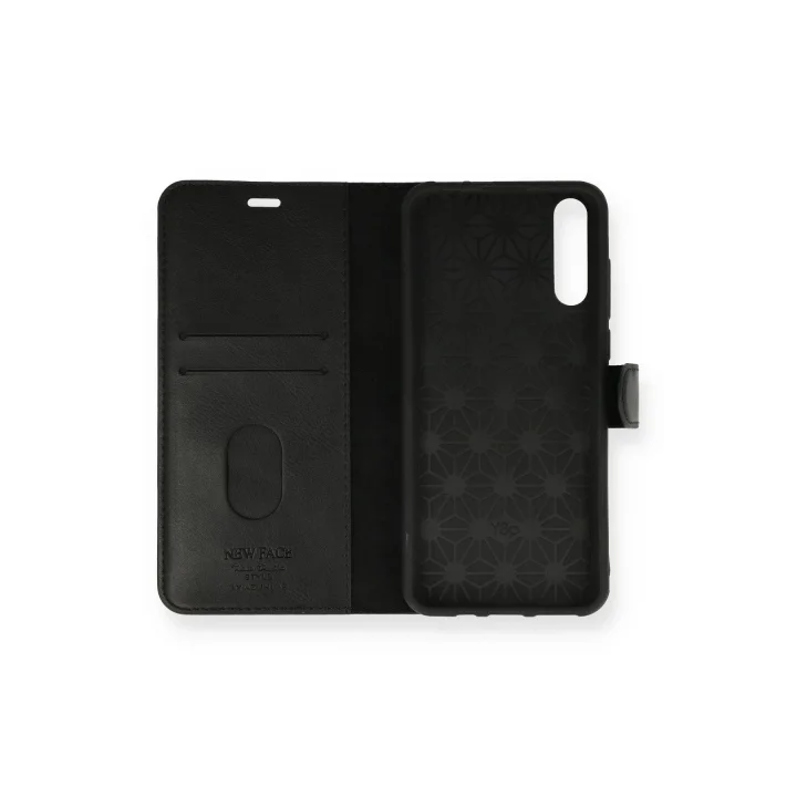 Mey İthalat®  Huawei P Smart S Kılıf Trend S Plus Kapaklı Kılıf - Siyah