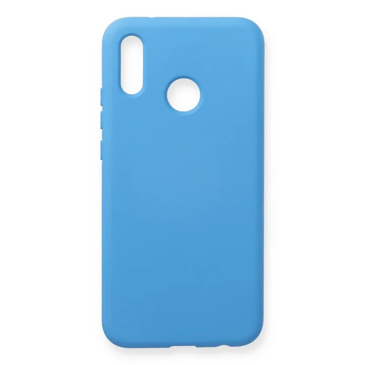 Mey İthalat®  Huawei P20 Lite Kılıf Nano içi Kadife Silikon - Mavi