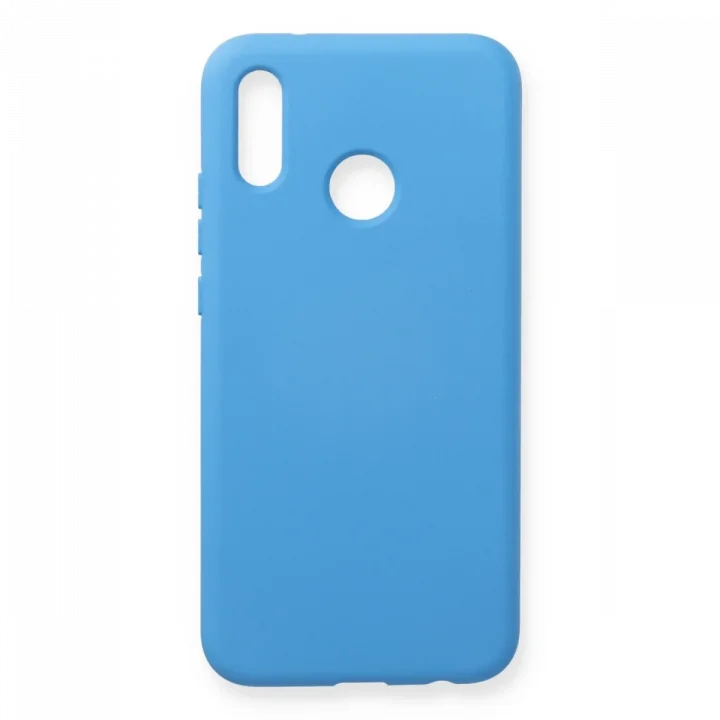 Mey İthalat®  Huawei P20 Lite Kılıf Nano içi Kadife Silikon - Mavi