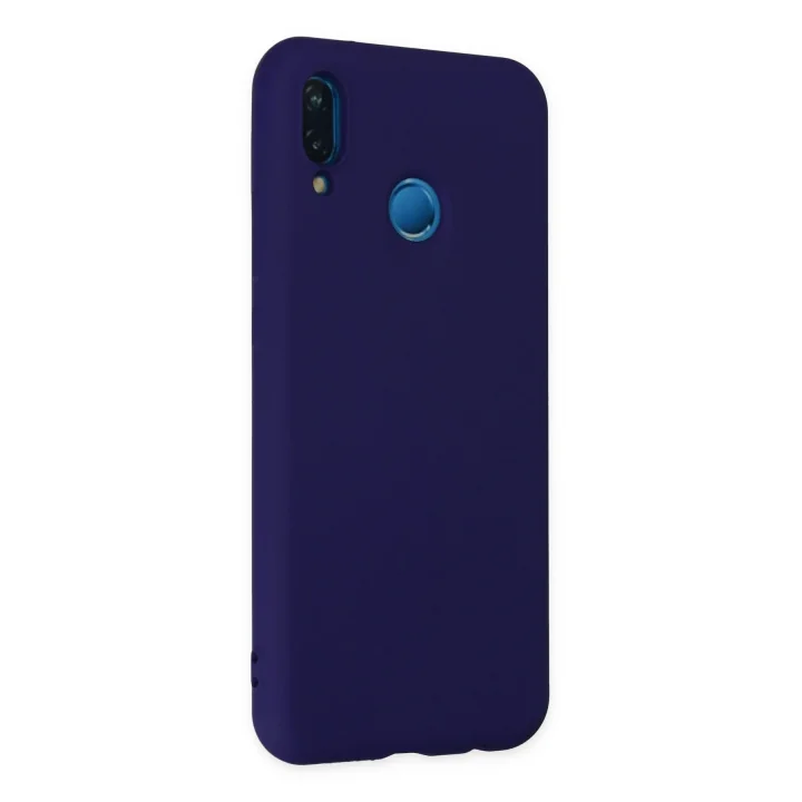 Mey İthalat®  Huawei P20 Lite Kılıf Nano içi Kadife Silikon - Mor