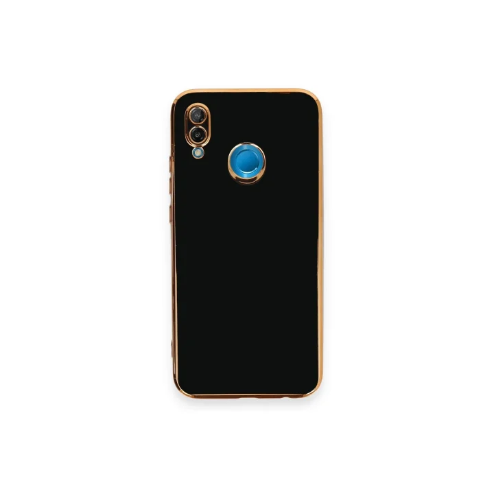 Mey İthalat®  Huawei P20 Lite Kılıf Volet Silikon - Siyah