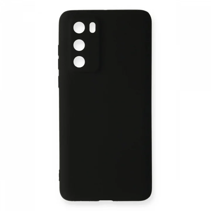 Mey İthalat®  Huawei P40 Kılıf First Silikon - Siyah