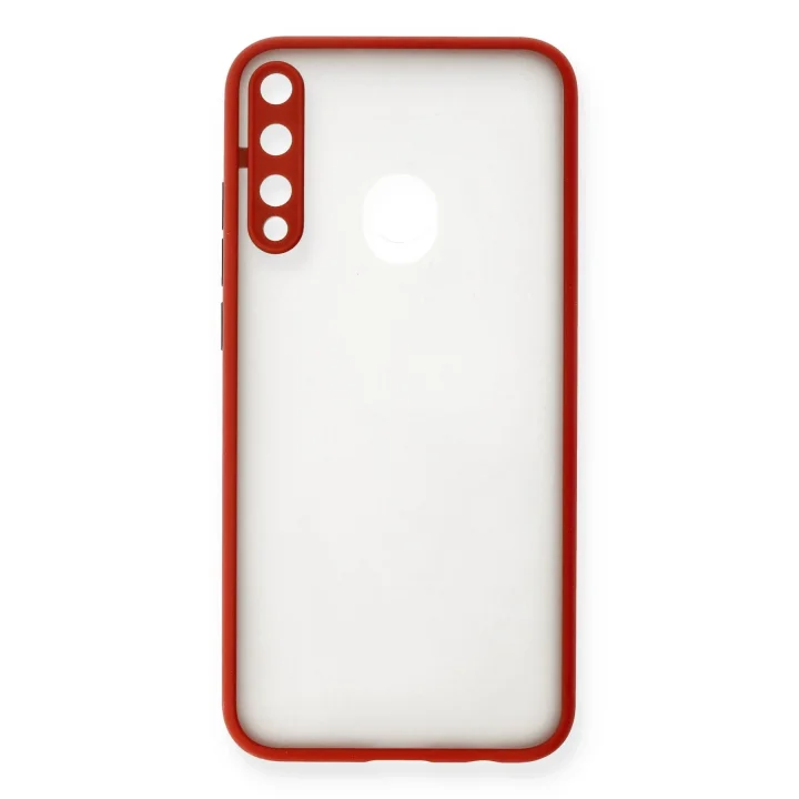 Mey İthalat®  Huawei P40 Lite E Kılıf Montreal Silikon Kapak - Kırmızı