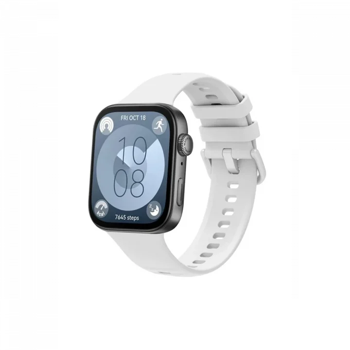 Mey İthalat®  Huawei Watch Fit 3 Klasik Kordon - Beyaz