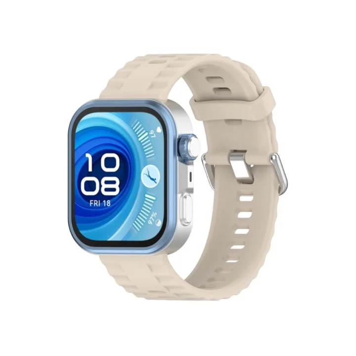 Mey İthalat®  Huawei Watch Fit 3 Klasik Kordon - Krem