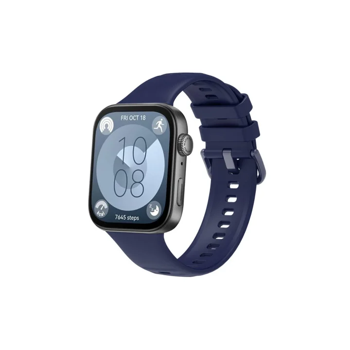 Mey İthalat®  Huawei Watch Fit 3 Klasik Kordon - Lacivert