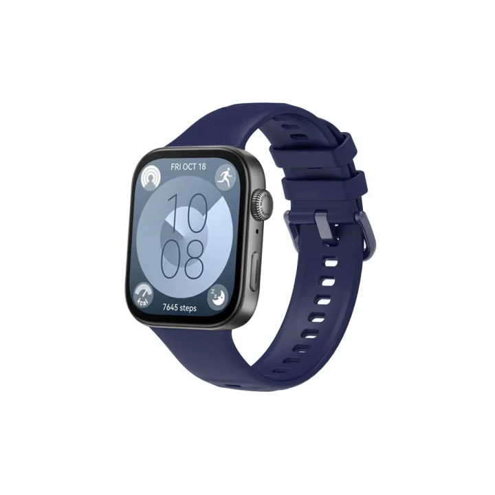 Mey İthalat®  Huawei Watch Fit 3 Klasik Kordon - Lacivert