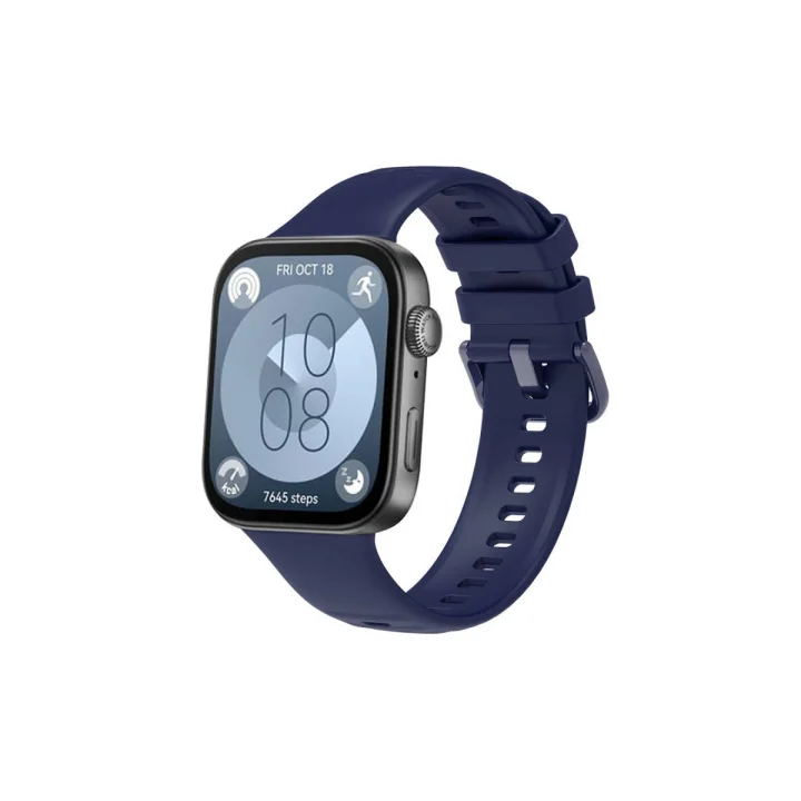 Mey İthalat®  Huawei Watch Fit 3 Klasik Kordon - Lacivert
