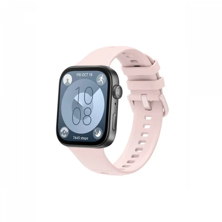 Mey İthalat®  Huawei Watch Fit 3 Klasik Kordon - Pudra