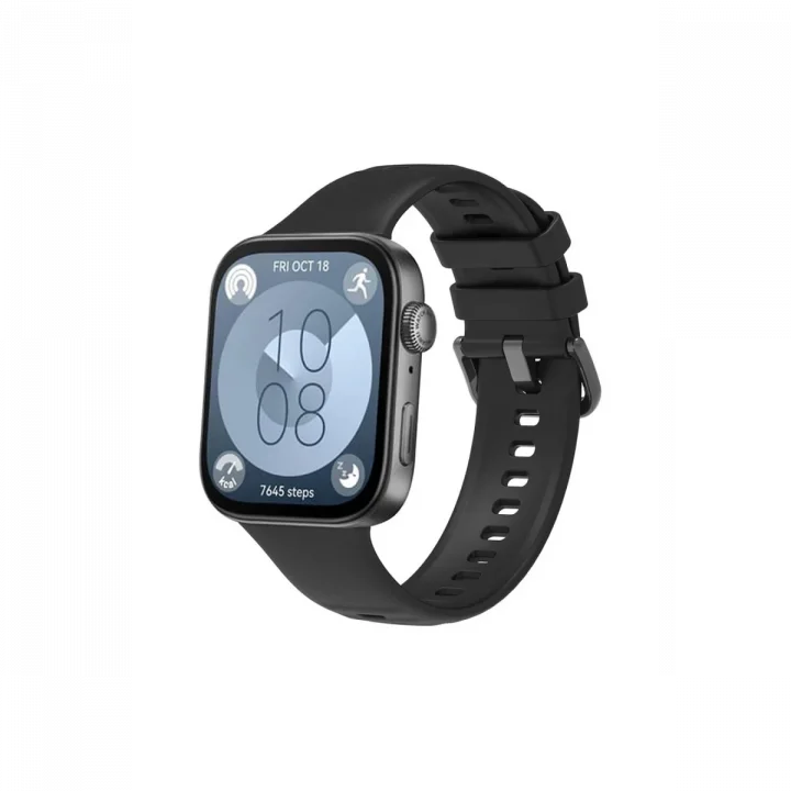 Mey İthalat®  Huawei Watch Fit 3 Klasik Kordon - Siyah