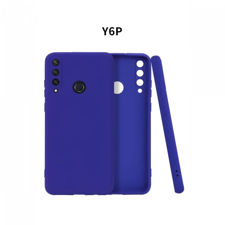 Mey İthalat®  Huawei Y6P Kılıf First Silikon - Lacivert