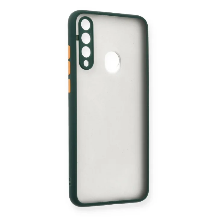 Mey İthalat®  Huawei Y6P Kılıf Montreal Silikon Kapak - Yeşil