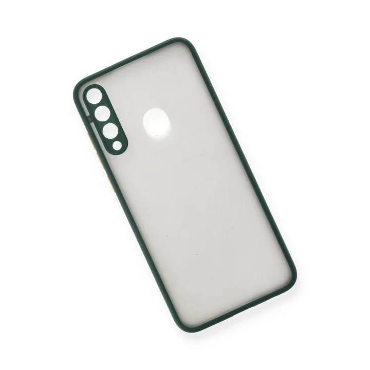Mey İthalat®  Huawei Y6P Kılıf Montreal Silikon Kapak - Yeşil