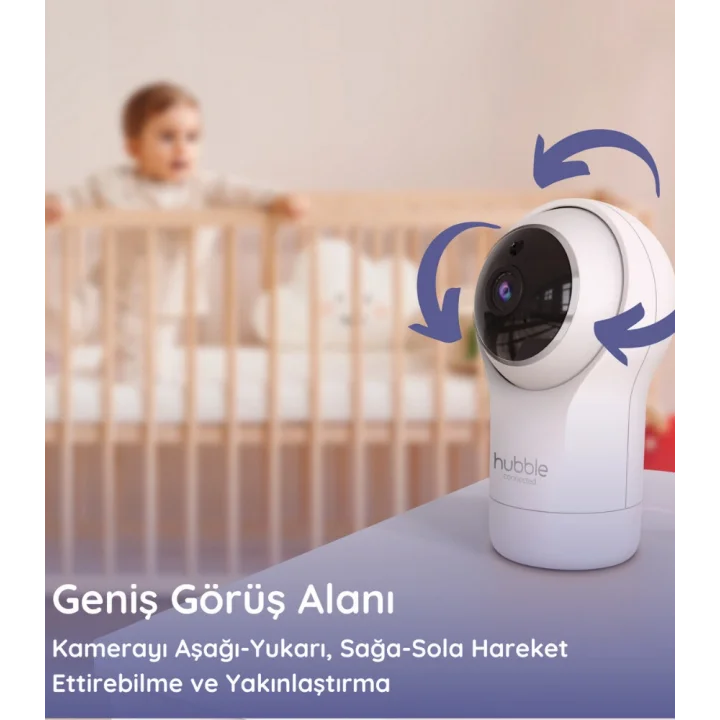 Mey İthalat® Hubble Nursery View Pro 5 Dijital Bebek Kamerası HBL11