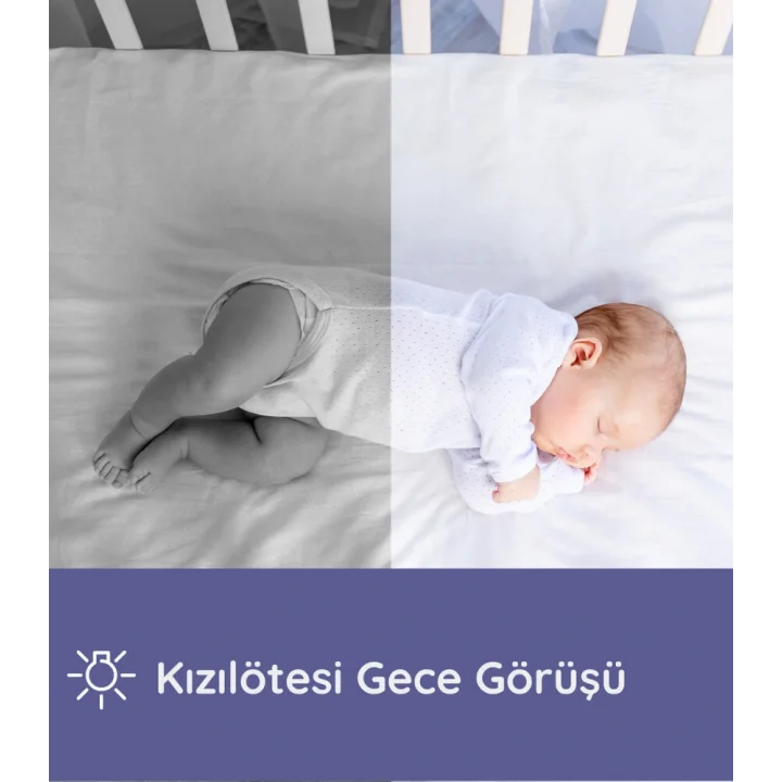 Mey İthalat® Hubble Nursery View Pro 5 Dijital Bebek Kamerası HBL11