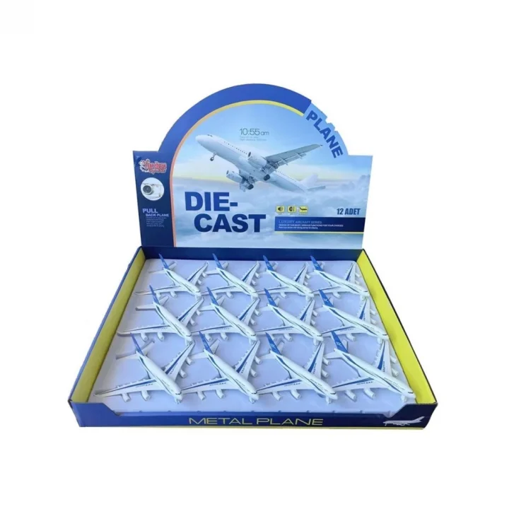 Mey İthalat® HW-777-2 2816 BLUE CB IŞIKLI-SESLİ METAL YOLCU UÇAĞI (ADET FİYATIDIR)