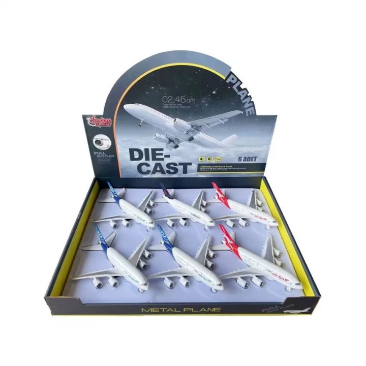 Mey İthalat® HW-A380 CB IŞIKLI-SESLİ METAL YOLCU UÇAĞI