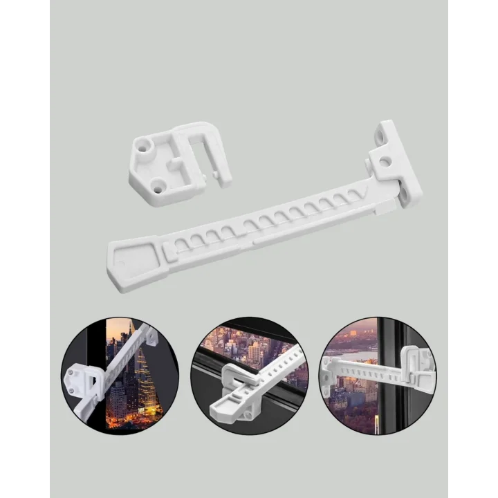 Mey İthalat® İçe Açılan Camlar İçin Emniyet Kilidi Seti 3’lü