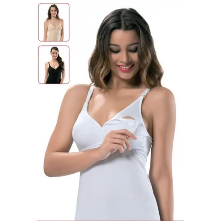 Mey İthalat®   Emzirme Atleti 1268 Cream