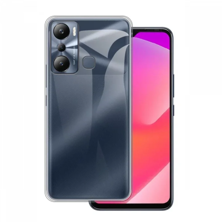 Mey İthalat®  İnfinix Hot 20i Kılıf Lüx Şeffaf Silikon