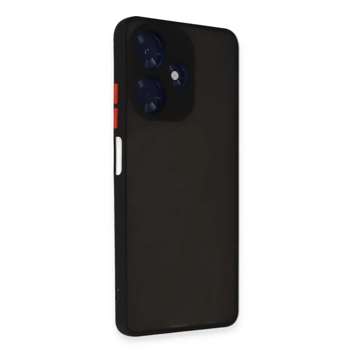 Mey İthalat®  İnfinix Hot 30 4G Kılıf Montreal Silikon Kapak - Siyah