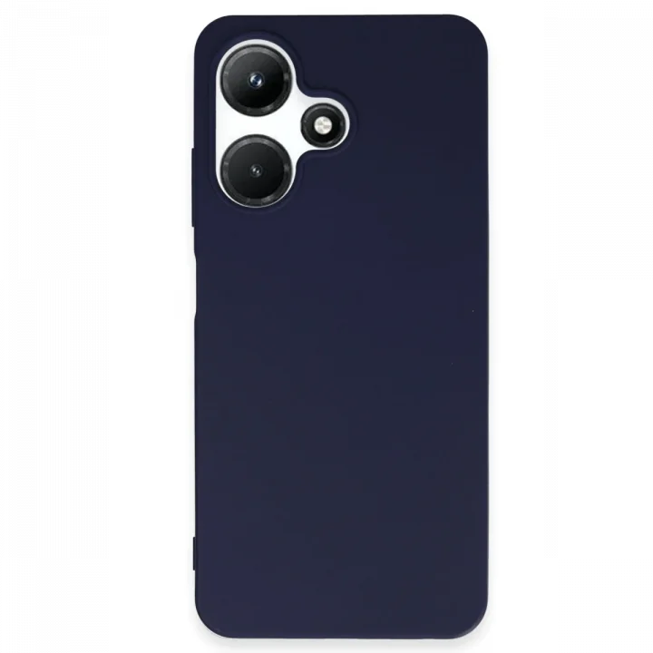Mey İthalat®  İnfinix Hot 30i Kılıf First Silikon - Lacivert