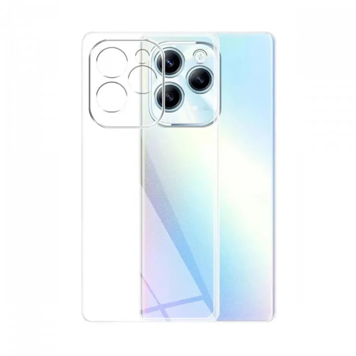 Mey İthalat®  İnfinix Hot 40i Kılıf Lüx Şeffaf Silikon