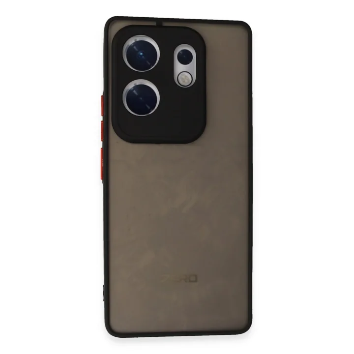 Mey İthalat®  İnfinix Zero 30 4G Kılıf Montreal Silikon Kapak - Siyah