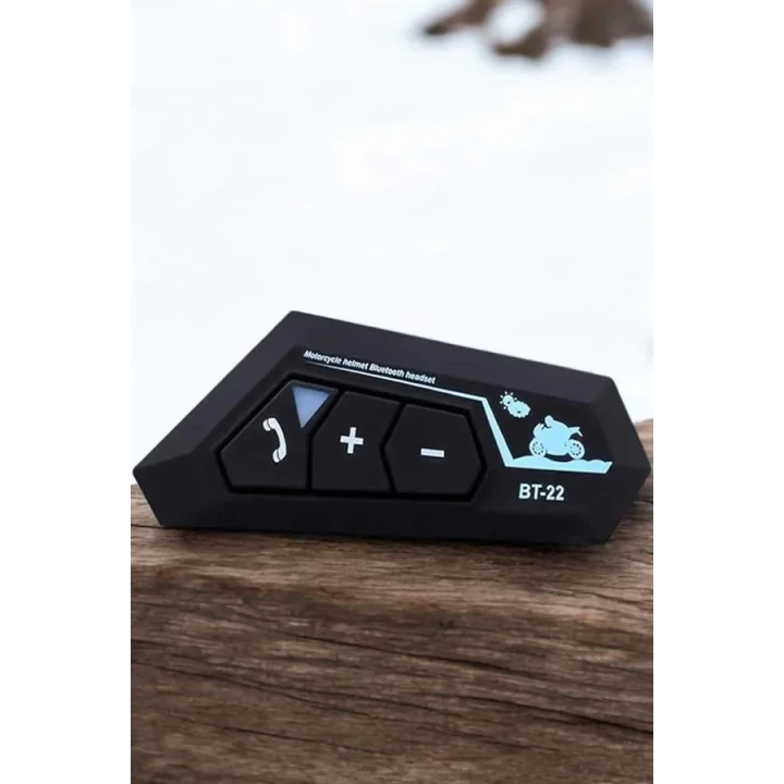Mey İthalat® İnterkom Intercom Kask Kulaklık Bt22 Bluetooth Motosiklet Kulaklık 5.0 Bluetooth