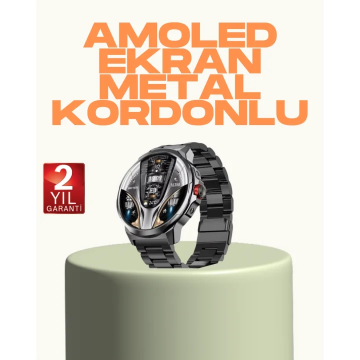 Mey İthalat® IP68 Su Toz Dirençli SW80 Akıllı Saat Android iOS Uyumlu