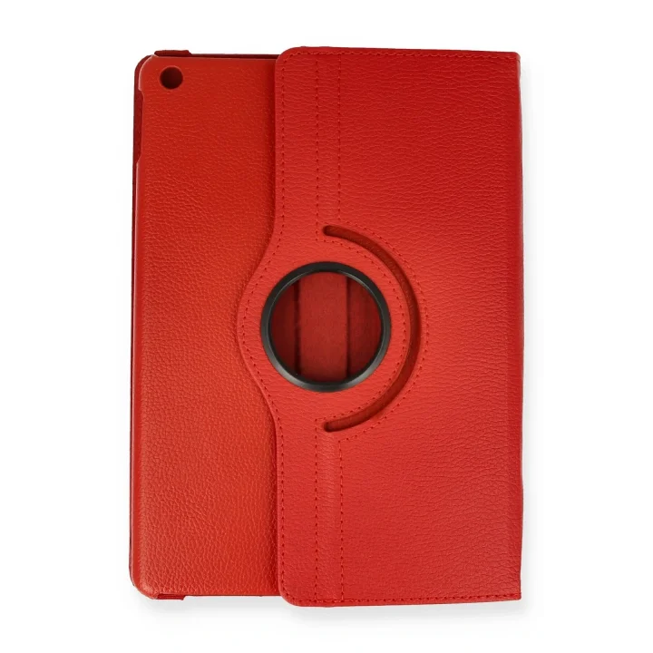 Mey İthalat®  iPad 10.2 (7.nesil) Kılıf 360 Tablet Deri Kılıf - Kırmızı