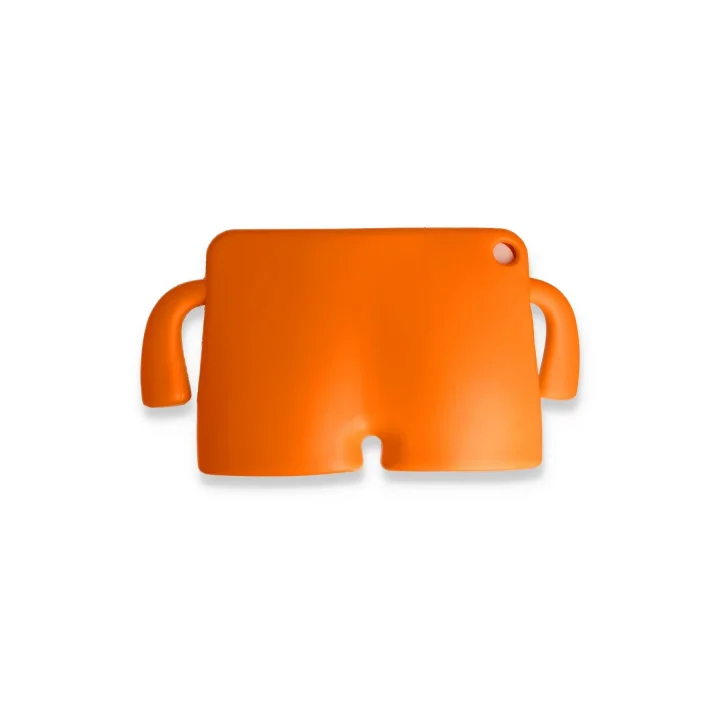 Mey İthalat®  iPad 10.2 (7.nesil) Kılıf Karakter Tablet Silikon - Turuncu