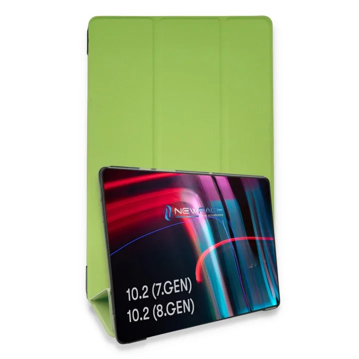 Mey İthalat®  iPad 10.2 (7.nesil) Kılıf Tablet Smart Kılıf - Açık Yeşil