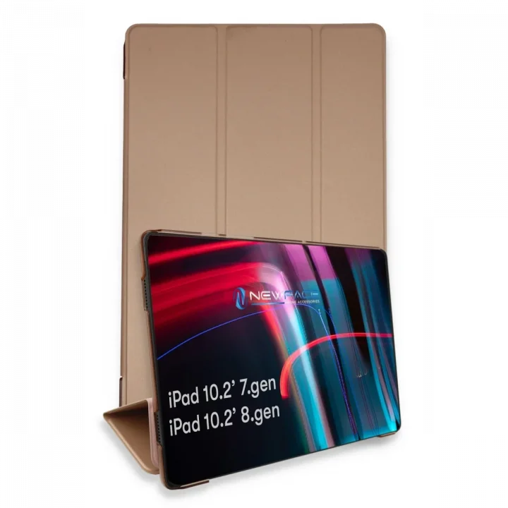 Mey İthalat®  iPad 10.2 (7.nesil) Kılıf Tablet Smart Kılıf - Rose Gold