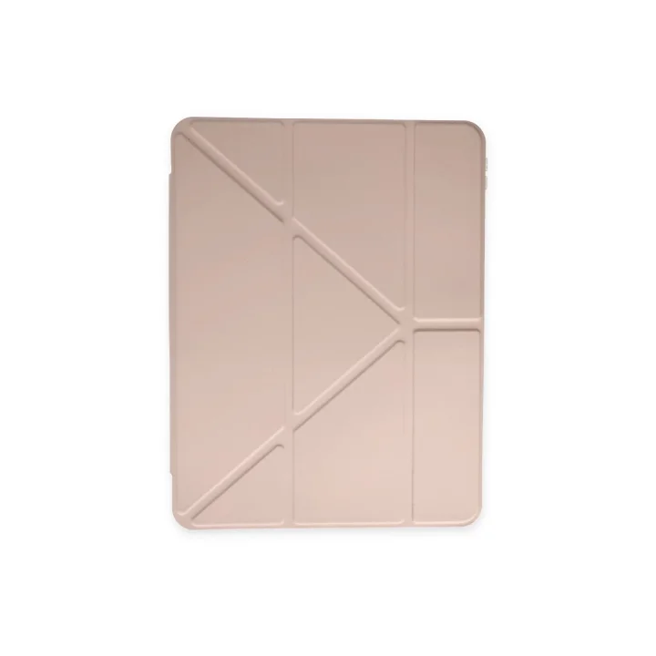 Mey İthalat®   iPad 10.2 (8.nesil) Kılıf Kalemlikli Mars Tablet Kılıfı - Rose Gold