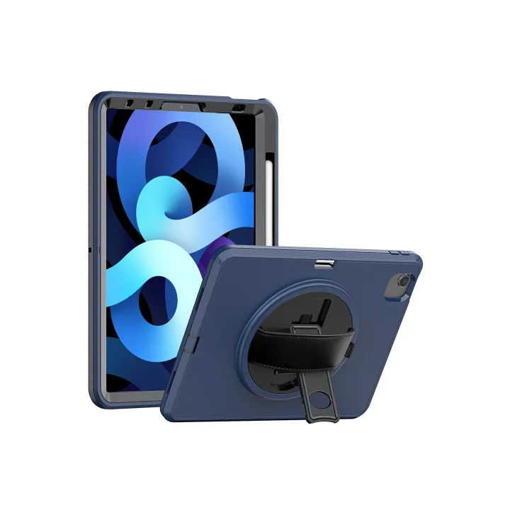 Mey İthalat®  iPad 2022 10.9 (10.nesil) Kılıf Hand Strap Tablet Kılıfı - Lacivert